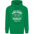 An Awesome Pharmacist Looks Like Mens 80% Cotton Hoodie Irish Green