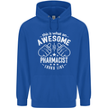 An Awesome Pharmacist Looks Like Mens 80% Cotton Hoodie Royal Blue