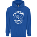 An Awesome Pharmacist Looks Like Mens 80% Cotton Hoodie Royal Blue