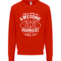 An Awesome Pharmacist Looks Like Mens Sweatshirt Jumper Bright Red