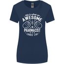 An Awesome Pharmacist Looks Like Womens Wider Cut T-Shirt Navy Blue