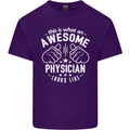 An Awesome Physician Looks Like Mens Cotton T-Shirt Tee Top Purple