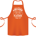 An Awesome Plasterer Looks Like Cotton Apron 100% Organic Orange