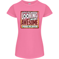 An Awesome Pool Player Womens Petite Cut T-Shirt Azalea