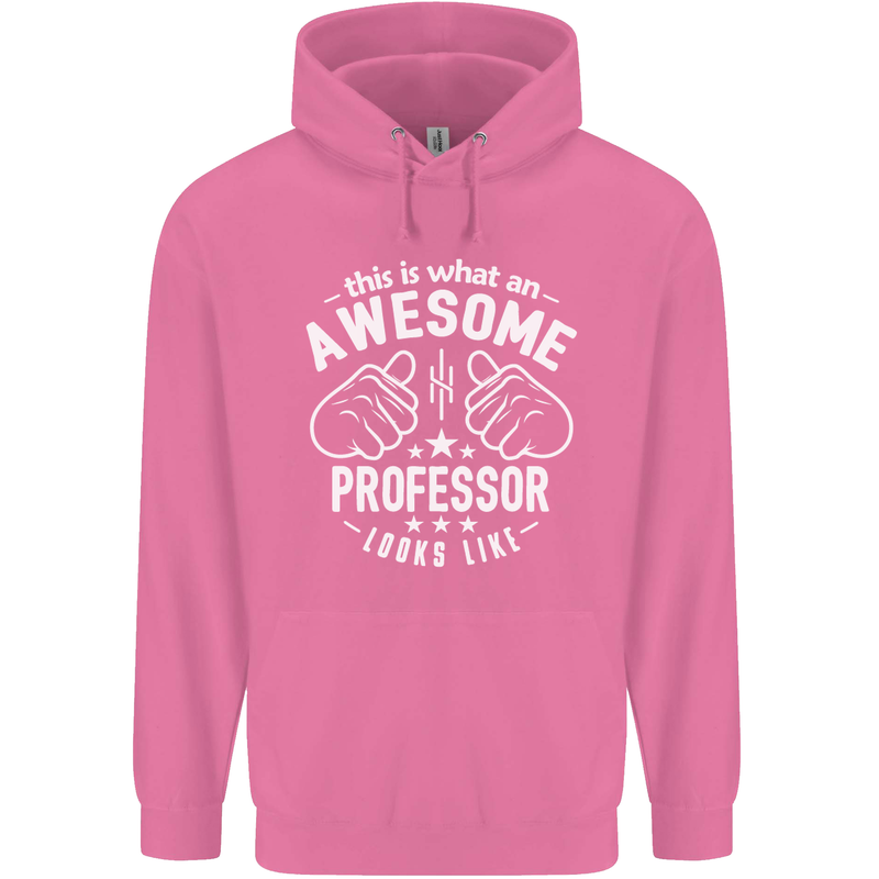 An Awesome Professor Looks Like Mens 80% Cotton Hoodie Azelea