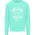 An Awesome Professor Looks Like Mens Sweatshirt Jumper Peppermint