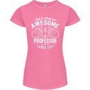 An Awesome Professor Looks Like Womens Petite Cut T-Shirt Azalea