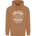 An Awesome Psychiatrist Looks Like Mens 80% Cotton Hoodie Caramel Latte