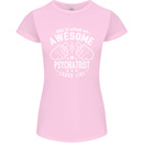 An Awesome Psychiatrist Looks Like Womens Petite Cut T-Shirt Light Pink
