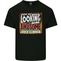 An Awesome Rock Climber Kids T-Shirt Childrens Black