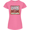 An Awesome Rock Climber Womens Petite Cut T-Shirt Azalea