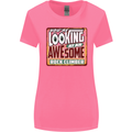 An Awesome Rock Climber Womens Wider Cut T-Shirt Azalea