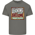 An Awesome Rugby Player Funny Union Kids T-Shirt Childrens Charcoal