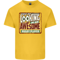 An Awesome Rugby Player Funny Union Kids T-Shirt Childrens Yellow