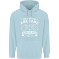 An Awesome Rugby Player Looks Like Union Childrens Kids Hoodie Light Blue