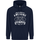 An Awesome Rugby Player Looks Like Union Childrens Kids Hoodie Navy Blue