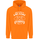 An Awesome Rugby Player Looks Like Union Childrens Kids Hoodie Orange