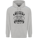 An Awesome Rugby Player Looks Like Union Childrens Kids Hoodie Sports Grey