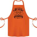 An Awesome Rugby Player Looks Like Union Cotton Apron 100% Organic Orange
