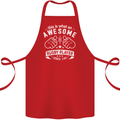 An Awesome Rugby Player Looks Like Union Cotton Apron 100% Organic Red