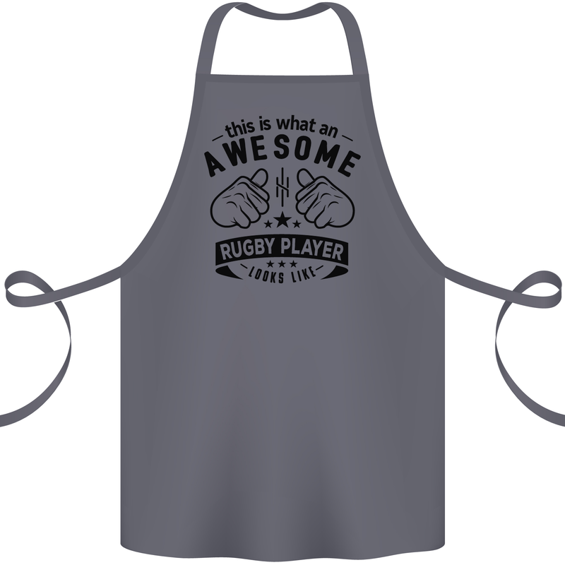 An Awesome Rugby Player Looks Like Union Cotton Apron 100% Organic Steel