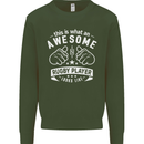An Awesome Rugby Player Looks Like Union Kids Sweatshirt Jumper Forest Green
