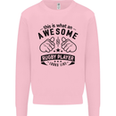 An Awesome Rugby Player Looks Like Union Kids Sweatshirt Jumper Light Pink