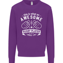 An Awesome Rugby Player Looks Like Union Kids Sweatshirt Jumper Purple