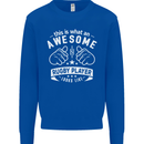 An Awesome Rugby Player Looks Like Union Kids Sweatshirt Jumper Royal Blue