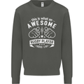 An Awesome Rugby Player Looks Like Union Kids Sweatshirt Jumper Storm Grey