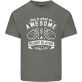 An Awesome Rugby Player Looks Like Union Kids T-Shirt Childrens Charcoal