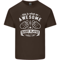 An Awesome Rugby Player Looks Like Union Kids T-Shirt Childrens Chocolate