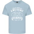 An Awesome Rugby Player Looks Like Union Kids T-Shirt Childrens Light Blue