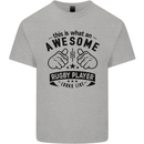 An Awesome Rugby Player Looks Like Union Kids T-Shirt Childrens Sports Grey