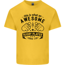 An Awesome Rugby Player Looks Like Union Kids T-Shirt Childrens Yellow