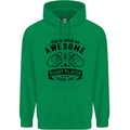 An Awesome Rugby Player Looks Like Union Mens 80% Cotton Hoodie Irish Green