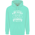An Awesome Rugby Player Looks Like Union Mens 80% Cotton Hoodie Peppermint