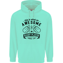 An Awesome Rugby Player Looks Like Union Mens 80% Cotton Hoodie Peppermint