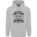 An Awesome Rugby Player Looks Like Union Mens 80% Cotton Hoodie Sports Grey