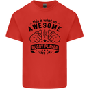 An Awesome Rugby Player Looks Like Union Mens Cotton T-Shirt Tee Top Red