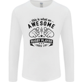 An Awesome Rugby Player Looks Like Union Mens Long Sleeve T-Shirt White