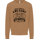 An Awesome Rugby Player Looks Like Union Mens Sweatshirt Jumper Caramel Latte