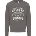 An Awesome Rugby Player Looks Like Union Mens Sweatshirt Jumper Charcoal