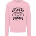 An Awesome Rugby Player Looks Like Union Mens Sweatshirt Jumper Light Pink