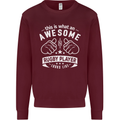 An Awesome Rugby Player Looks Like Union Mens Sweatshirt Jumper Maroon