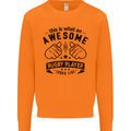 An Awesome Rugby Player Looks Like Union Mens Sweatshirt Jumper Orange