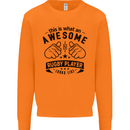 An Awesome Rugby Player Looks Like Union Mens Sweatshirt Jumper Orange