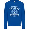 An Awesome Rugby Player Looks Like Union Mens Sweatshirt Jumper Royal Blue