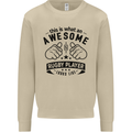An Awesome Rugby Player Looks Like Union Mens Sweatshirt Jumper Sand