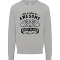 An Awesome Rugby Player Looks Like Union Mens Sweatshirt Jumper Sports Grey